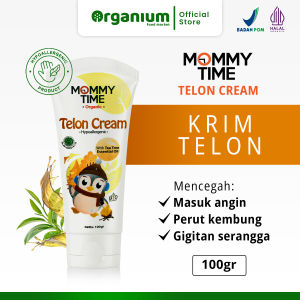 Telon Cream MOMMY TIME Krim Telon Bayi 100% Organik kandungan Esensial Oil aman dikulit - 100g