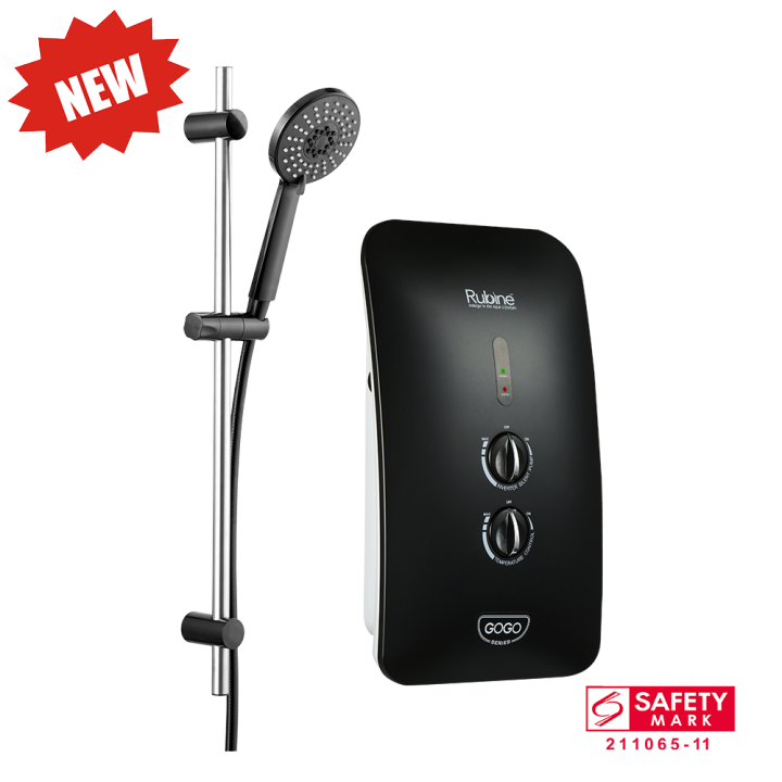 Rubine Instant Water Heater with DC Pump GOGO Series RWH