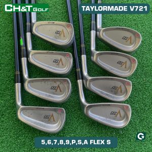 Bộ gậy golf sắt nam Taylormade V721 8 cây 56789PSA Flex S nguyên bản nhập khẩu nhật