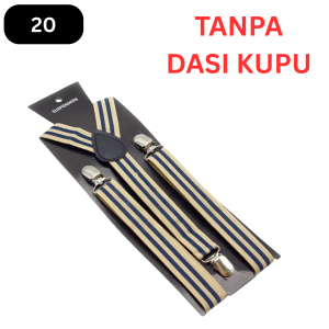 ROBB - PAKET suspender + bow tie - suspender + dasi kupu - bretel pantalon