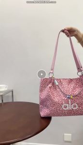 bag Fashion Leopard Print Fabric Tote Bag Lightweight Casual Handbag for Women