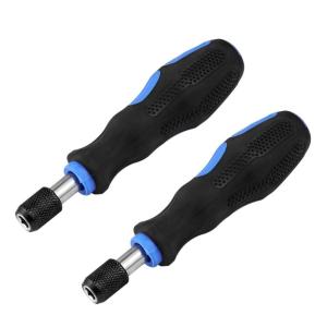 1/4inch Hexagonal Shank Rubber Coated Nonslip Handle Quick Releases Electric Drill Magnetic Screwdriver Bit Holder