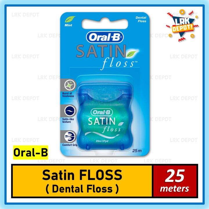 Oral B Satin Floss Mint Dental Floss 25m Oral-B | Lazada PH