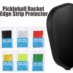 INNEED 3PCS TPU Pickleball Racket Edge Strip Protector High Fit High Elastic Pickleball Racket Frame Protective Tape Personality Shock Absorption Paddle Head Edge Tape Tournament Use