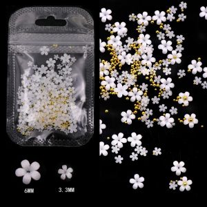 3D Gel Nail Art Flower Nail Rhinestone Pearl Mixed Nail Butterfly Ribbon for Nail Accessories