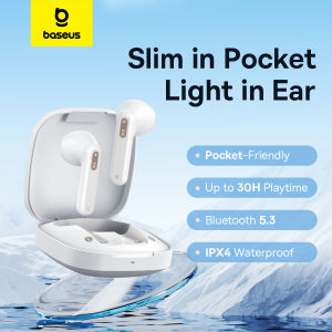 Baseus E16 Ture Wireless Earbuds TWS 5.3 Bluetooth Earphone with IPX4 Waterproof 30h Music Time