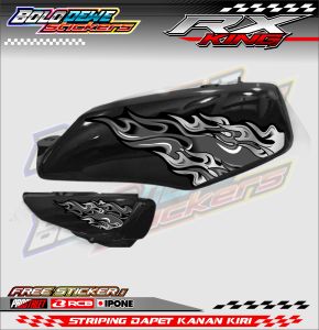 STRIPING VARIASI MOTOR YAMAHA RX KING DESAIN BANASPATI / STICKER LIST MOTOR YAMAHA RX KING DESAIN BANASPATI