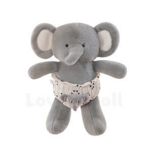 SKISOPGO Elephant Plush Toy Elephant Plushie Anak Patung Elephant Cute Doll Elephant Patung Comel 大象娃娃