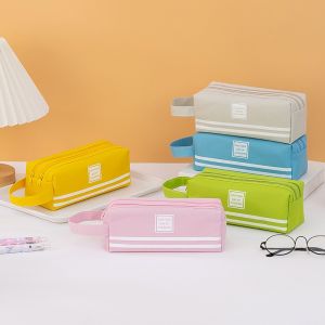 Pencil Case Portable Durable Waterproof Fabric Applicable Storage Space the Fabric Is Soft and Comfortable