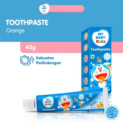 My Baby Kids Toothpaste 45gr Strawberry Orange / Pasta Gigi Baby / Odol Bayi