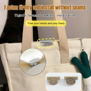 Strong magnetic buckle leather bag nosew magnet buckle