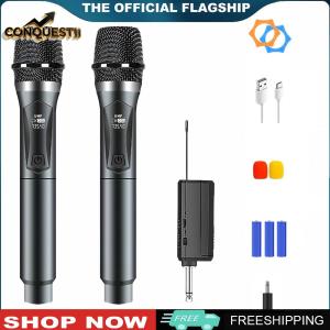 【New Arrival】 Wireless Microphones for Karaoke and Events Dynamic Microphones with Long Range Cordless Design for Clear Sound