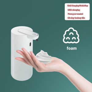400ml Touchless Automatic Sensor Soap Dispenser USB Rechargeable Smart Infrared Sensor Liquid Foam