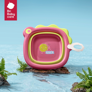 FANTASY E LIFE BC Babycare Collapsible Wash Basin Set Foldable Baby Washbasin Baby Kids Wash Basin Dish Tub for Travel Home