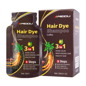 10pcs 30ml Natural Hair Dye Shampoo 3 IN 1 Quick Easy Covering White Grey Hair Cleaning Instant Coloring Nonirritating Hair Care2026