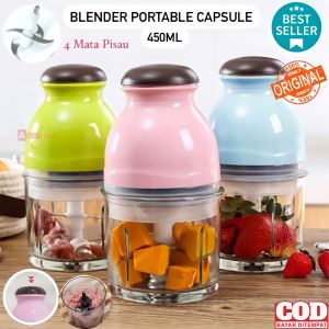 ( BISA COD ) PROMO BLENDER CAPSULE CUTTER / BLENDER KAPSUL BLENDER TEKAN SERBAGUNA / BLENDER DAGING / BLENDER JUS BUAH / BLENDER PORTABLE TEKAN / BLENDER TEKAN / FOOD CHOOPER CUTTER PENGGILING SAYUR JUS MINI PORTABLE MURAH