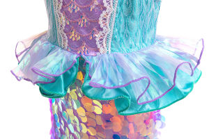 [HÀNG LOẠI 1] Váy đầm Tiên Cá cho bé gái 12-34kg Hóa trang Nàng tiên cá Halloween