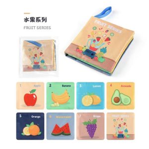 Infant Baby Soft Cloth Book Kids Early Education Learning Books Non Toxic Washable