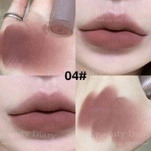 Lipstick Matte Nude Long Lasting Waterproof Non Stick Cup Enhances Skin Tone Longwear Beautiful Air Mist Velvet Soft Lip Gloss Makeup Cosmetic Smooth Gentle