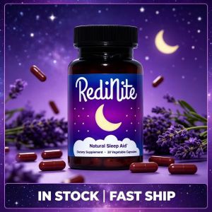 RediNite Herbal Sleep Capsules||Fall Asleep Fast|Reduce Midnight Wake-up|Non-Habit Forming Sleep Aid