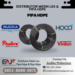 Pipa Hdpe Ukuran 3 Inch PN 16 | Supplier Pipa Hdpe | Distributor Pipa Hdpe