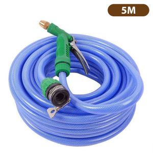5/10/15m High-Pressure Water Gu-n Car Wash Household Hose Garden Watering Plant Cleaning Tool Set Car Wash Irrigating Tool Water Pipe