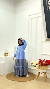 Set Gamis Anak Perempuan: Gamis Cutetrik & Gamis Shera