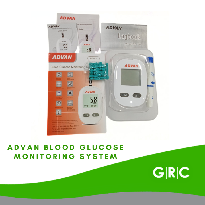 Advan Blood Glucose Monitoring System Lazada PH