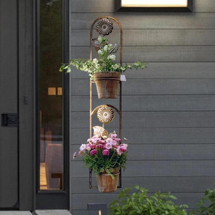 Loviver กระถางต้นไม้แบบแขวนผนังเหล็กดีไซน์ยุโรป