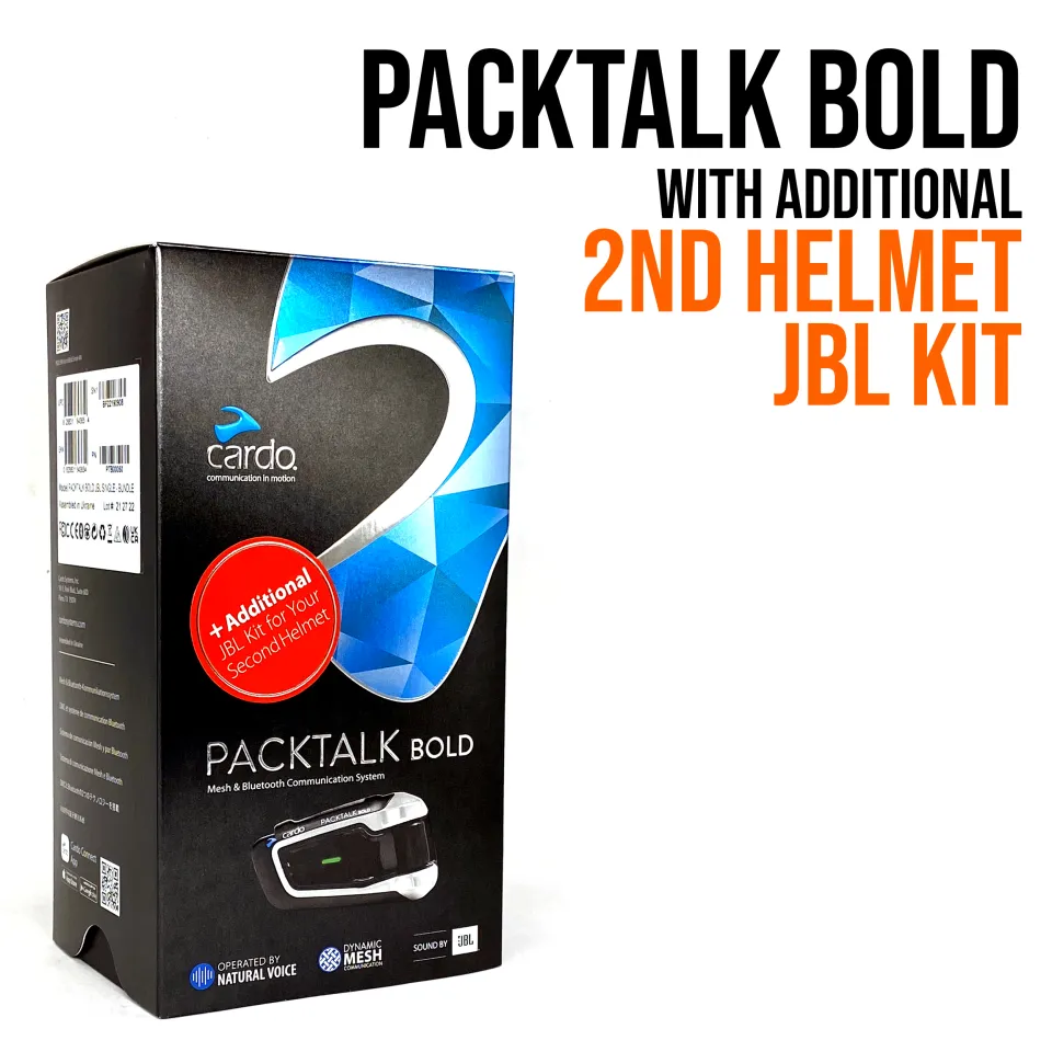 Cardo packtalk discount bold jbl headset