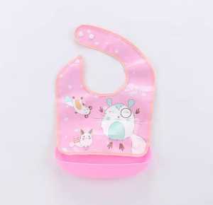 BIB / SLABBER SILIKON PLASTIK / CELEMEK MAKAN BAYI ANTI AIR / SLABBER SILIKON BAYI