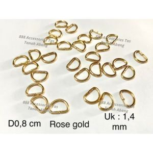 Ring D Tas Kawat Impor Emas