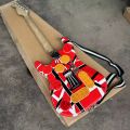 Relic Aged EVH Eddie Van Halen Wolf Guitar Music Man Ernie Ball Axis Smoke Hot Style Vintage Electric Guitar Professional Guitar. 
