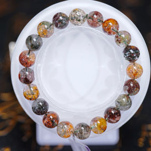 「SG SHOP」Natural Four Season Phantom Quartz Garden Phantom Quartz Bracelet 天然彩幽灵四季幽灵水晶手链