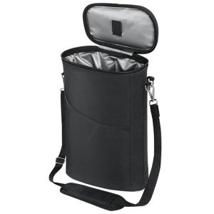 LINSBAYWU หุ้มฉนวน กระเป๋าเก็บความเย็นไวน์ สายสะพายไหล่ปรับได้ ป้องกันการรั่วซึม กระเป๋าของขวัญไวน์ ป้องกันการชน บุนวม กล่องเก็บความเย็นเบียร์ สำหรับงานปาร์ตี้การเดินทาง