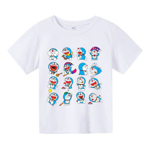Áo thun cho bé doreamon chibi 4 màu có size người lớn King Cotton