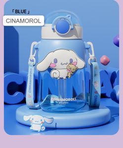 BOTOL MINUM SANRIO LUCU BOTOL TRAVELLING BOTOL ANAK SEKOLAH KADO ULANG TAHUN BIRTHDAY GIFT KADO ANAK CEWEK KADO ANAK COWOK TUMBLER KUROMI MELODY CINAMORROL POCACO | TTD