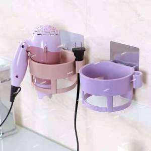 Punch-free Bathroom Hair Dryer Shelf