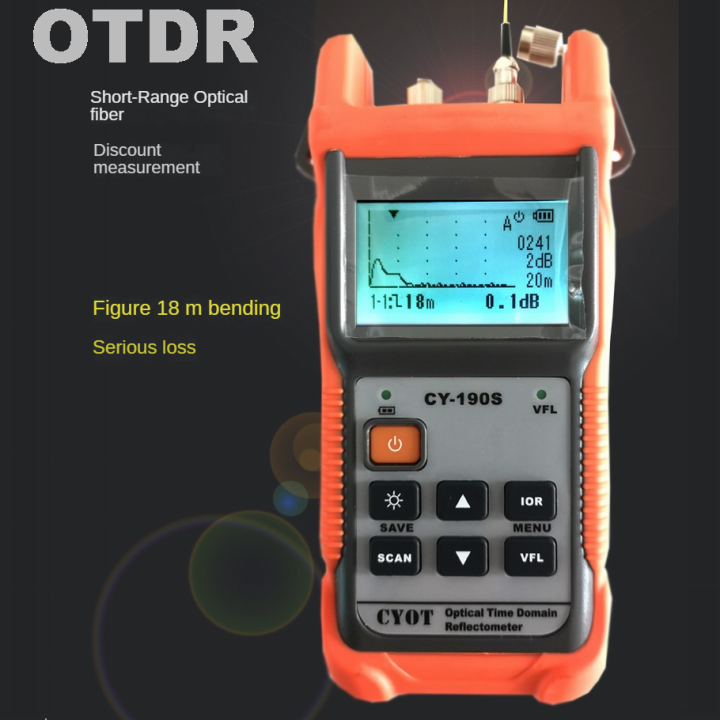 OTDR optical fiber tester breakpoint obstacle finder optical cable ...