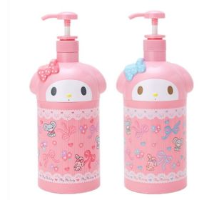 1L คิตตี้มือเจลทำความสะอาดขวดความจุขนาดใหญ่ - กดขวดเจลอาบน้ำแชมพูย่อย บรรจุขวดน้ำยาล้างจานขวด
