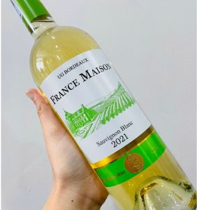 Vang trắng Pháp France Maison 750 ml - vang trắng