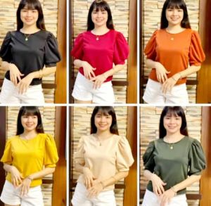 FREE SHIPPING & COD Casual Classy Elegant  Summer Wear Top Blouse for Women   -  xs to medium  - classy and elegant - timeless classic  - timeless piece - casual office  party - classic piece - super kapal ng tela - hindi kayo magsisi - our aim is to pr