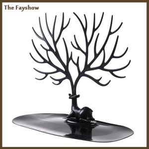 [The Fayshow] Đồ trang sức hiển thị đứng khay cây lưu trữ Kệ bông tai dây chuyền nhẫn hộp đồ trang sức trường hợp máy tính để bàn tổ chức chủ Make up trang trí nội thất