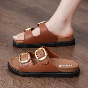 16. Summer Two Strap Rubber Slippers Women Shoes
