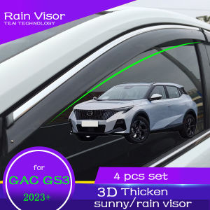 GAC GS3 emzoom 2023 2024 Rain Visor Window 4pcs door sunvisor Vent Shades Deflector Guard car accessories