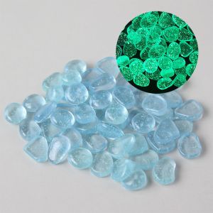 MINUTE Độ sáng cao Đá Dạ Quang Nhiều Màu Lâu trôi Phát sáng trong bóng tối Đá trang trí bể cá Tái sử dụng Thủ công Phong cảnh hồ cá Để trang trí lối đi