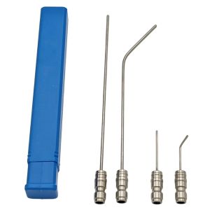 GUQIANFANG86 1/4 Quick Connect High Pressure Washer Nozzle Kit Heavy Duty Stainless Steel Pressure Washer Tips Multifunctional Flush Wand Extension Spray Tips for Washing MachineAC Cleaning