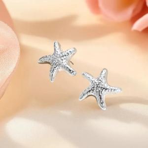 Hmeme New cường điệu vỏ đại dương kết cấu Stud Bông tai cho phụ nữ hợp thời trang phụ kiện cá nhân đồ trang sức bông tai hàng ngày mặc