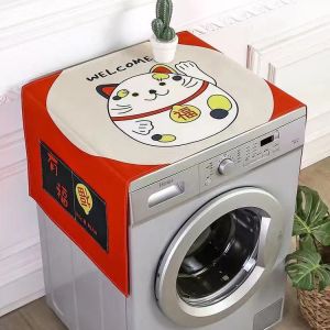 60x150 Cloth Art Waterproof Cover Oil Roller Washing Machine Is Prevented Bask In A Open Refrigerators Dust Cover Microwave Oven Cover Towel
