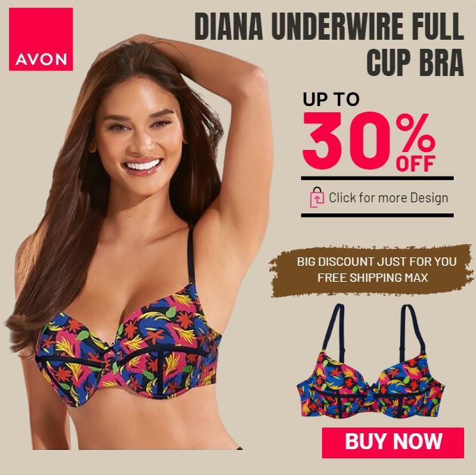 Avon Official Store Diana Underwire Full Cup Bra for Women high